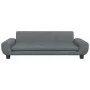 Sofá para niños de terciopelo gris oscuro 100x54x33 cm de vidaXL, Mobiliario para bebés y niños pequeños - Ref: Foro24-319638...