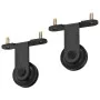 SKIEN sliding door hardware kit black steel 200cm by vidaXL, doorframes - Ref: Foro24-145263, Price: 75,48 €, Discount: %