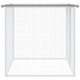 Jaula gallinas y toldo acero galvanizado gris claro 103x98x90cm de vidaXL, Jaulas y habitáculos para animales pequeños - Ref:...