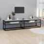 Mueble de TV vidrio templado color mármol blanco 180x40x40,5 cm de vidaXL, Muebles TV - Ref: Foro24-331724, Precio: 104,73 €,...