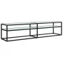 Mueble de TV vidrio templado color mármol blanco 180x40x40,5 cm de vidaXL, Muebles TV - Ref: Foro24-331724, Precio: 104,73 €,...