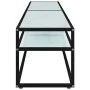 Mueble de TV vidrio templado color mármol blanco 180x40x40,5 cm de vidaXL, Muebles TV - Ref: Foro24-331724, Precio: 104,73 €,...