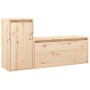 Muebles para TV 2 piezas madera maciza de pino de vidaXL, Muebles TV - Ref: Foro24-3100109, Precio: 107,21 €, Descuento: %