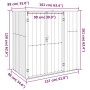 Cobertizo de herramientas jardín acero galvanizado 161x89x161cm de vidaXL, Cobertizos - Ref: Foro24-316211, Precio: 157,06 €,...