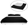 Colcha acolchada a doble cara negro blanco 230x260 cm de vidaXL, Colchas y edredones - Ref: Foro24-130888, Precio: 19,90 €, D...