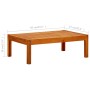 Mesa de jardín de madera de acacia maciza 85x57x29 cm en Mesas de jardín | Comprar online en Foru.es