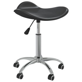Taburete de salón de belleza de cuero sintético negro de vidaXL, Sillas de peluquería - Ref: Foro24-323684, Precio: 54,44 €, ...