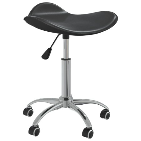 Taburete de salón de belleza de cuero sintético negro de vidaXL, Sillas de peluquería - Ref: Foro24-323684, Precio: 54,44 €, ...