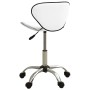 Taburete de salón de belleza de cuero sintético blanco de vidaXL, Sillas de peluquería - Ref: Foro24-323673, Precio: 83,62 €,...