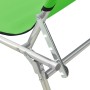 Tumbona plegable con toldo de acero verde manzana en Tumbonas | Comprar online en Foru.es