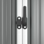 Cobertizo herramientas jardín acero galvanizado 225x89x161 de vidaXL, Cobertizos - Ref: Foro24-316214, Precio: 224,14 €, Desc...