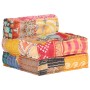 Puf modular de tela patchwork de vidaXL, Cojines para sillas y sofás - Ref: Foro24-287702, Precio: 140,87 €, Descuento: %