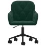 Sillas de comedor giratorias 2 unidades terciopelo verde oscuro en Sillas de comedor | Comprar online en Foru.es
