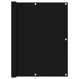 Toldo para balcón de tela oxford negro 120x600 cm en Sombrillas | Comprar online en Foru.es