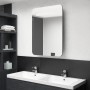Armario de baño con espejo gris antracita 60x11x80 cm de vidaXL, Tocadores de baño - Ref: Foro24-326510, Precio: 134,55 €, De...
