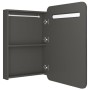 Armario de baño con espejo gris antracita 60x11x80 cm de vidaXL, Tocadores de baño - Ref: Foro24-326510, Precio: 134,55 €, De...