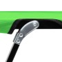 Tumbona plegable para 2 personas acero verde en Tumbonas | Comprar online en Foru.es