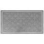 Alfombra de exterior gris y blanca reversible 80x150 cm de vidaXL, Protectores para exterior - Ref: Foro24-364797, Precio: 31...