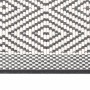 Alfombra de exterior gris y blanca reversible 80x150 cm de vidaXL, Protectores para exterior - Ref: Foro24-364797, Precio: 31...