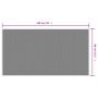 Alfombra de exterior gris y blanca reversible 80x150 cm de vidaXL, Protectores para exterior - Ref: Foro24-364797, Precio: 31...