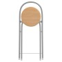 Mesa y taburetes altos 3 pzas hierro y madera gris y marrón de vidaXL, muebles para cocinas y comedores - Ref: Foro24-355214,...