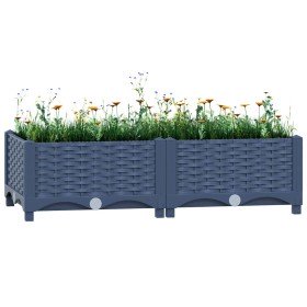 Arriate polipropileno 80x40x23 cm en Macetas y jardineras | Comprar online en Foru.es