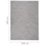 Alfombra de exterior de tejido plano marrón y azul 200x280 cm de vidaXL, Alfombras - Ref: Foro24-340819, Precio: 85,95 €, Des...