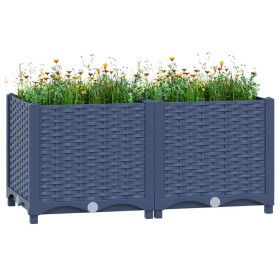 Arriate polipropileno 80x40x38 cm en Macetas y jardineras | Comprar online en Foru.es