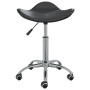 Silla de oficina de cuero sintético negra de vidaXL, Sillas de oficina - Ref: Foro24-3088556, Precio: 54,44 €, Descuento: %