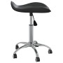 Silla de oficina de cuero sintético negra de vidaXL, Sillas de oficina - Ref: Foro24-3088556, Precio: 54,44 €, Descuento: %