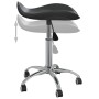 Silla de oficina de cuero sintético negra de vidaXL, Sillas de oficina - Ref: Foro24-3088556, Precio: 54,44 €, Descuento: %
