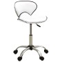 Silla de oficina de cuero sintético blanco de vidaXL, Sillas de oficina - Ref: Foro24-3088625, Precio: 83,62 €, Descuento: %