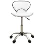 Silla de oficina de cuero sintético blanco de vidaXL, Sillas de oficina - Ref: Foro24-3088625, Precio: 83,62 €, Descuento: %