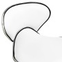 Silla de oficina de cuero sintético blanco de vidaXL, Sillas de oficina - Ref: Foro24-3088625, Precio: 83,62 €, Descuento: %