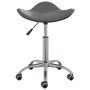 Silla de comedor giratoria de cuero sintético gris de vidaXL, Sillas de comedor - Ref: Foro24-3088570, Precio: 57,03 €, Descu...