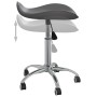 Silla de comedor giratoria de cuero sintético gris de vidaXL, Sillas de comedor - Ref: Foro24-3088570, Precio: 57,03 €, Descu...