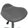 Silla de comedor giratoria de cuero sintético gris de vidaXL, Sillas de comedor - Ref: Foro24-3088570, Precio: 57,03 €, Descu...