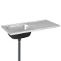 Fregadero de cocina con escurridor acero inox 1000x500x155 mm de vidaXL, Fregaderos - Ref: Foro24-147236, Precio: 146,63 €, D...