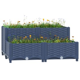 Arriate polipropileno 80x80x38 cm en Macetas y jardineras | Comprar online en Foru.es