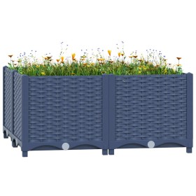 Arriate polipropileno 80x80x38 cm en Macetas y jardineras | Comprar online en Foru.es