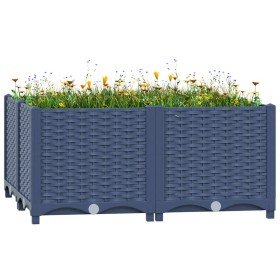 Arriate polipropileno 80x80x38 cm en Macetas y jardineras | Comprar online en Foru.es