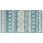Alfombra de exterior gris y verde agua reversible 80x150 cm de vidaXL, Protectores para exterior - Ref: Foro24-364791, Precio...