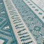 Alfombra de exterior gris y verde agua reversible 80x150 cm de vidaXL, Protectores para exterior - Ref: Foro24-364791, Precio...