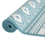Alfombra de exterior gris y verde agua reversible 80x150 cm de vidaXL, Protectores para exterior - Ref: Foro24-364791, Precio...
