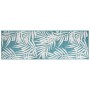Alfombra de exterior verde agua y gris reversible 80x250 cm de vidaXL, Protectores para exterior - Ref: Foro24-364786, Precio...