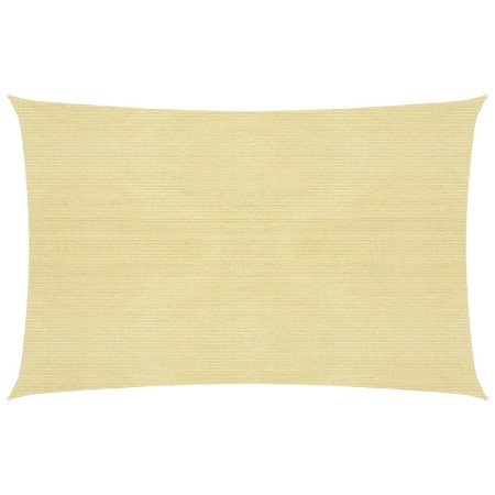 Toldo de vela HDPE beige 160 g/m² 2,5x4 m de vidaXL, Sombrillas - Ref: Foro24-311124, Precio: 26,38 €, Descuento: %