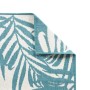 Alfombra de exterior verde agua y gris reversible 80x250 cm de vidaXL, Protectores para exterior - Ref: Foro24-364786, Precio...
