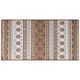 Alfombra de exterior gris y blanca reversible 80x150 cm de vidaXL, Protectores para exterior - Ref: Foro24-364794, Precio: 23...
