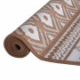 Alfombra de exterior gris y blanca reversible 80x150 cm de vidaXL, Protectores para exterior - Ref: Foro24-364794, Precio: 23...