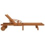 Tumbonas de madera maciza de acacia 2 unidades en Tumbonas | Comprar online en Foru.es